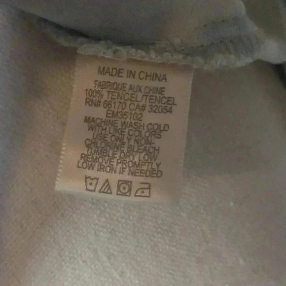 Cloth & Stone Blue Ombre Tencel Popover Western Shirt - Picture 6 of 7